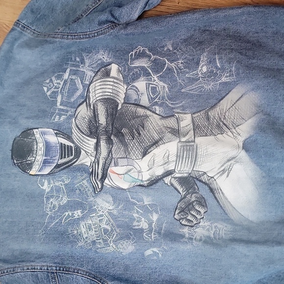 Disney Power Ranger Denim Jacket - Picture 4 of 8